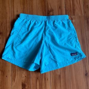 light blue Patagonia shorts
